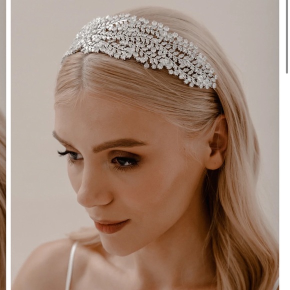 Bridal headband - Picture 3 of 5